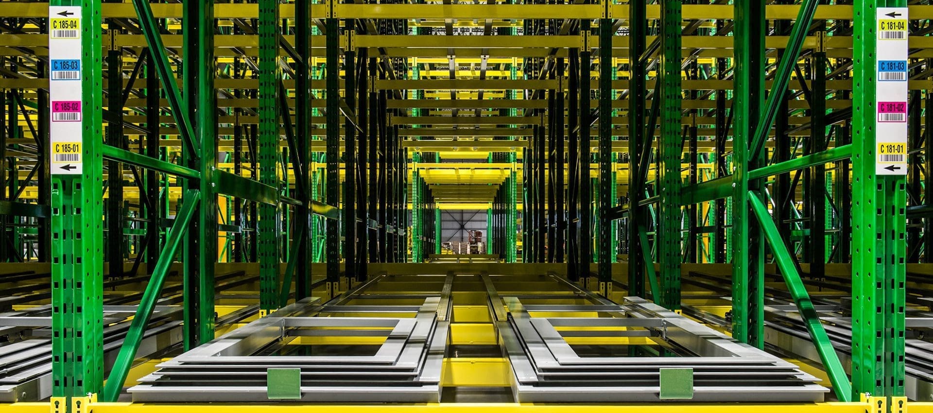 push back, racking, palettier